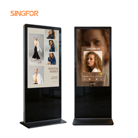 Pantalla Digital 4K de 50 Pulgadas para Señalización, Pantalla Publicitaria Grande HD para Interiores, Ideal para Centros Comerciales