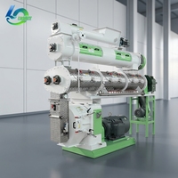 Máquina de Pellets LUODATE 10-13T/H Resistente al Desgaste, Máquina de Alimentación de Cerdos, Máquina de Procesamiento de Alimentos para Ganado de Acero Inoxidable, Uso Comercial