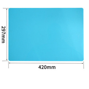Deli B4 Plastic Writing Pad 420x297mm Loose Leaf Student Exam Pad Blue - Product Image 1