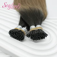 Extensions de cheveux humains I-Tip en gros, 100% cheveux humains vierges russes Remy, double tirage, cuticules alignées, qualité usine