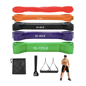 100% Cao Su Tự Nhiên Đàn Hồi Heavy Duty Powerlifting Vòng Di Động Cơ Thể Kéo Dài Pull-up Hỗ Trợ Ban Nhạc Cho Tập Thể Dục Các Bài Tập - Product Image 1