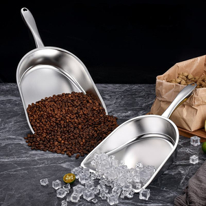 Pelle multifonctionnelle en acier inoxydable épaissi, grande capacité, pour le nettoyage des céréales, des aliments pour animaux, de la farine et des mélanges de grains - Product Image 5