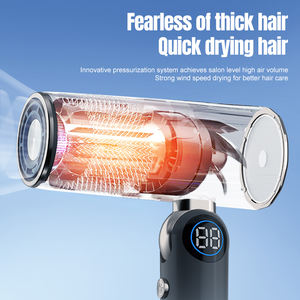Resuxi G-5138 Professional 1600W Salon <strong>Hair</strong> <strong>Dryer</strong> Foldable and <strong>Portable</strong> 65dB Low Noise with Magnetic Suction Nozzle <strong>Hair</strong> <strong>Dryer</strong> - Product Image 4