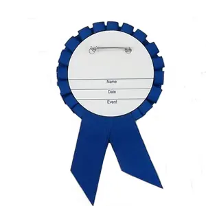 Custom Designer Birthday Horse Show Rosette Fabric Ribbons Awards Badge For Wedding Party Events Decoration