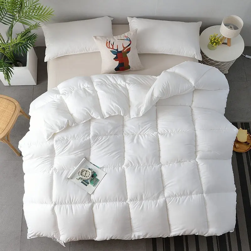 100% Katoenen Hotel Ganzeneend Down Quilt Queen King Size Dekbed Insert Veren Naar Beneden Vulling Dekbed