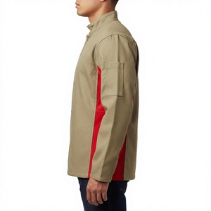 เสื้อแจ็คเก็ตหนังกันไฟ ทนความร้อน 300 องศา ทรงปกติ ° ซี 500 ° ชุดป้องกันอัคคีภัย C - Product Image 3
