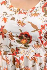 Diseñador Look Fabulous Festival Wear Nueva llegada Anarkali Harina Longitud Vestido largo con Dupatta Georgette Tela Calidad Premium - Product Image 6