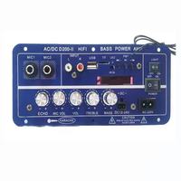 Carte d'amplification numérique Bluetooth D100-II 220V/12V Version Home Cinéma Double Microphone Récepteur Subwoofer Amplificateurs D200-II