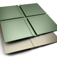 Panneau composite en aluminium Alucobond pour revêtement mural extérieur, façades, couleur sur les deux côtés, 3 mm, 4 mm, PVDF, ACM, ACP, pour la décoration