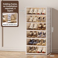Étagère à chaussures multi-niveaux, grande capacité, stable, durable, pour la maison, la chambre, le dortoir, l'entrée, armoire de rangement pour chaussures
