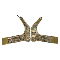 Porte-plaques tactique AVS avec sangles réglables pour les épaules et la taille, système MOLLE