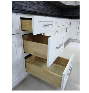 Armoire de rangement de cuisine moderne de luxe portable en contreplaqué unique avec design modulaire - Product Image 2