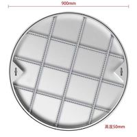 Couvercle de manhole carré robuste D400 en acier inoxydable de haute qualité, vente en gros d'usine