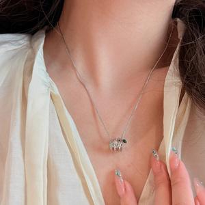 Collar Vintage <span class=keywords><strong>de</strong></span> Lujo <span class=keywords><strong>de</strong></span> Alta Gama <span class=keywords><strong>de</strong></span> Serpiente Esmeralda, Cadena <span class=keywords><strong>de</strong></span> Eslabones Chapada en <span class=keywords><strong>Oro</strong></span>, Exquisita Única, Collar <span class=keywords><strong>de</strong></span> <span class=keywords><strong>Segunda</strong></span> <span class=keywords><strong>Mano</strong></span> - Product Image 2