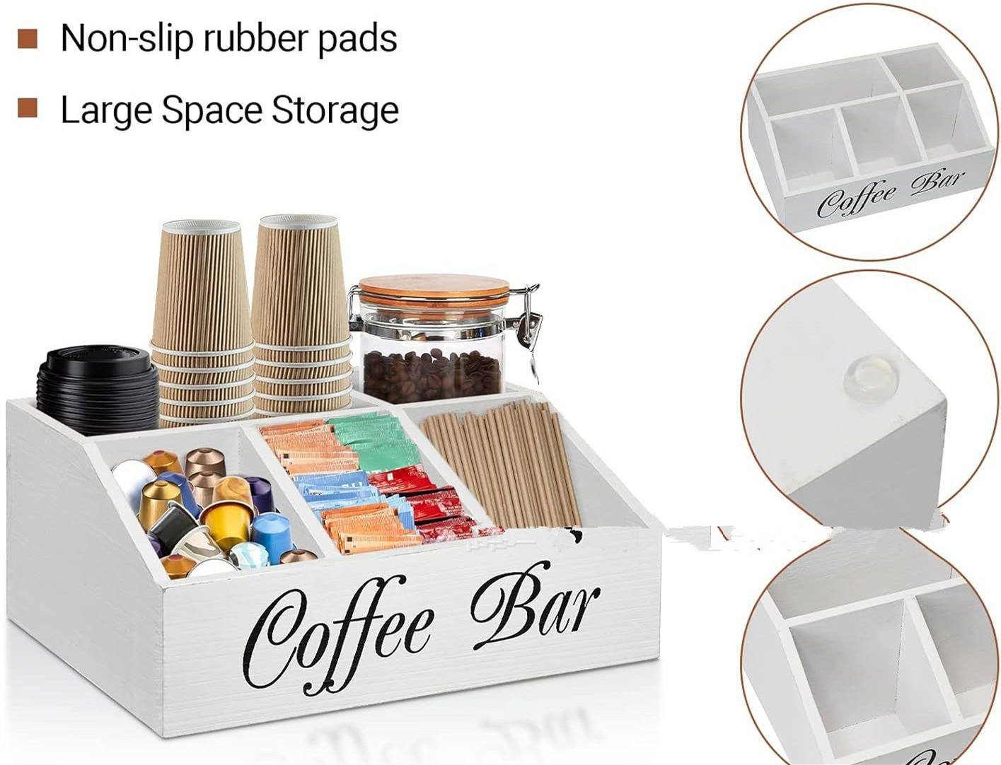 White without drawer