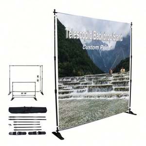 Display Banner Flexible Escalable Telón de fondo Soporte Telescópico - Product Image 2