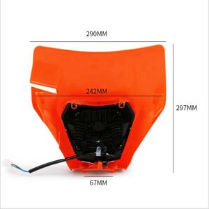 Phare LED universel modifié 35W 12V 6000K pour KTM SX SX-F EXC XC-W XC-F WR DRZ YZ KX KLX F Dirt Bike Fairing Mask Honda - Product Image 4