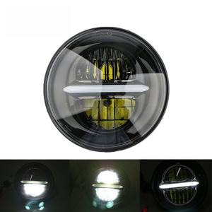 Iluminación Automotriz, Faro LED H4 de 5.75 Pulgadas y 40W, Luz Diurna DRL, Señal de Giro Amarilla y Blanca, Impermeable IP67, Bombilla de 12V - Product Image 5