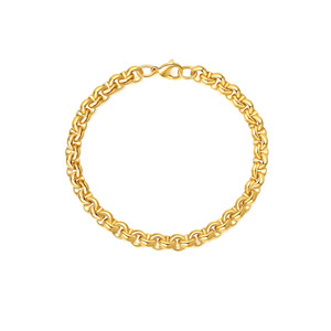 Pulsera de eslabones cubanos de plata 925 para hombre al por mayor, chapada en oro vintage, joyería hip hop, accesorio de estilo urbano para fiesta - Product Image 2