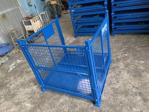 Siêu thị cứng nhắc Giao thông vận tải an ninh có thể tháo rời xe nâng an ninh nhiệm vụ nặng nề gấp dây Lưới Cán lồng container - Product Image 5