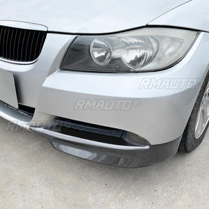 Kit de carrocería para parachoques delantero, cubierta de faro antiniebla, embellecedor, alerón, splitter y canards para BMW Serie 3 E90 E91 Pre-facelift 320i 330i 2005-2008 - Product Image 4