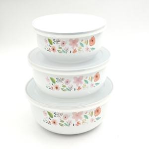 Ensembles de bols personnalisés en émail coloré pour céréales, pop-corn, glaces, ramen, burritos, fleurs de Noël et tacos – Fabrication chinoise - Product Image 2