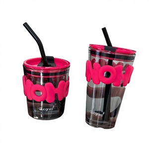 Tazza con Lettere Popolare su <span class=keywords><strong>Internet</strong></span>, Stile Instagram, Tazza per Acqua di Alta Qualità, Tazza da Caffè con Cannuccia, Regalo Souvenir con Logo Stampato, Isolamento Termico - Product Image 1