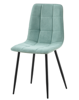 Chaise de salle à manger moderne en velours turquoise avec dossier, mobilier de bureau à domicile, bar, métal, hauteur réglable, cuisine, appartement