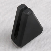Support de panneau de séparation de bureau réglable en alliage d'aluminium triangulaire pour poste de travail à domicile et hôtel