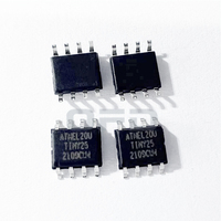 Microcontrolador ATTINY25-20SSU SOIC-8 de 8 Bits, 2K Bytes de Flash Programable en el Sistema, Bajo Consumo, Microcontrolador AVR de 8 Bits