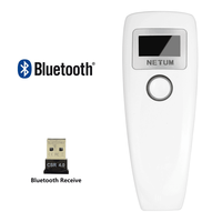 Netum Z2S Ds2800 Wifi Lector de código Qr portátil Wifi Escáner de código de barras con pantalla