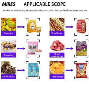 Đầy đủ tự động trọng lượng và đóng gói hạt thực phẩm multihead định lượng hạt giống đa chức năng/đậu/muối/sugarpackaging máy - Product Image 2