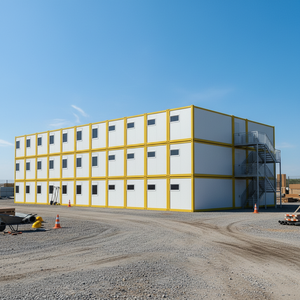 Casa Contenedor Prefabricada TOPPRE en Alquiler, Estructura <span class=keywords><strong>de</strong></span> Acero Modular <span class=keywords><strong>de</strong></span> PVC <span class=keywords><strong>de</strong></span> 20 Pies, Panel Sándwich, Casa Moderna Desmontable, Hotel Contenedor - Product Image 3