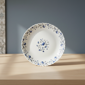 Juego de Vajilla de Porcelana Blanca Clásica de la Mejor Calidad, Sostenible, de 6 Piezas, Apto para Horno y Microondas, para Comidas Diarias, Ensaladas y Postres - Product Image 1