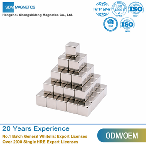 Aimant industriel permanent en néodyme à forte force de traction SDM Bulk Supply pour haut-parleurs - Product Image 1
