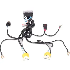 h4 wiring harness waterproof 12V 2 light H4 headlight harness H4 Relay harness kits