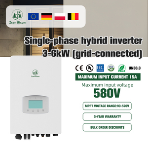 <span class=keywords><strong>Inverter</strong></span> Ibrido Monofase 3~8KW Connesso alla Rete e Off-<span class=keywords><strong>Grid</strong></span> per Energia Solare con Batteria agli Ioni di Litio per Accumulo Energetico - Product Image 2