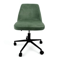 Chaises de bureau en velours au design moderne personnalisable, avec hauteur réglable et pivotantes, pour la maison, l'école, l'hôpital et l'usage commercial