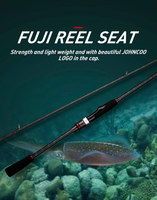 Canne à pêche WildTrek Egi Squid 2,58 m M/MH avec guides Fuji K Series, action rapide, 0,5-1,2 PE, en fibre de carbone pour la pêche en eau salée