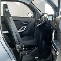 Voiture Électrique Commerciale Compacte Haute Performance 2000W Batterie Lithium Caméra Arrière Toit Métallique Porte-Bagages Toit Sombre 2 Places Propulsion Arrière Cuir