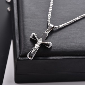 Pendentif Crucifix Vintage Jésus-Christ, Breloque Croix pour Collier DIY, Bijou Religieux Hypoallergénique, Cadeau pour Hommes et Femmes - Product Image 6
