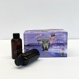 Usine de haute qualité Male Enhancement Shot Rhino 69 Emballage de boisson Boîte d'affichage en papier pour pousses liquides avec impression UV - Product Image 3