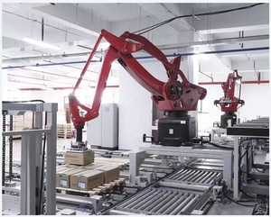Bras robotique à 4 axes homologué CE, charge utile lourde de 180 kg, rayon d'action de 3,15 m, <span class=keywords><strong>robot</strong></span> articulé pour la manutention et le chargement industriels - Product Image 1