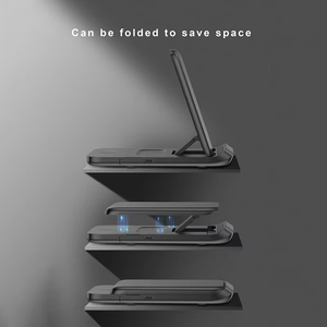 Station d'accueil <span class=keywords><strong>V8</strong></span> 3-en-1 15W chargeur sans fil pour téléphone montre intelligente casque y compris écouteurs multifonctions pour <span class=keywords><strong>AirPods</strong></span> - Product Image 4