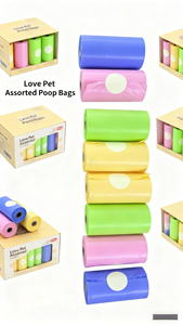 Sacchetti Biodegradabili Ecologici per Escrementi <span class=keywords><strong>di</strong></span> Cane in Rotolo PLA Impermeabili Prodotti per la Pulizia degli Animali - Product Image 3