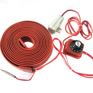 Silicone 12v Heat Tape Heating Belt Silicone Heating Element For Pipe