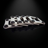 Couplage à diaphragme élastique en acier à ressort, cadre en acier inoxydable 304, passe-câble en caoutchouc, connecteur d'arbre flexible, industriel CNC carré