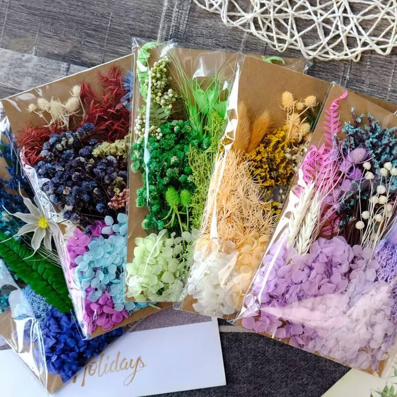 Purple green hot sale press flowers board