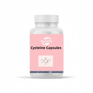 Cápsulas de N-acetil L-cisteína (NAC) de 500 mg, Precio de Fábrica al por Mayor, OEM/ODM, Etiqueta Privada, Suplementos de N-acetil Cisteína (NAC) - Product Image 1