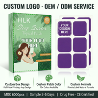 HLK Patch Sommeil Extra Fort à Base de Plantes Lavande Camomille Non-Causant Dépendance Patch de Sommeil Nocturne